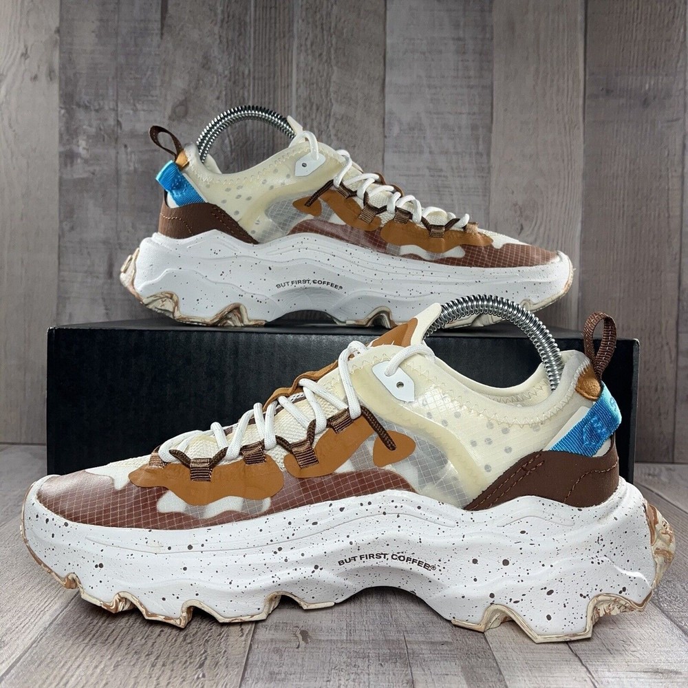 Sorel White Brown Tan Blue Athletic Sneakers